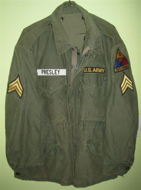 elvis army jacket replica|elvis presley military jacket.